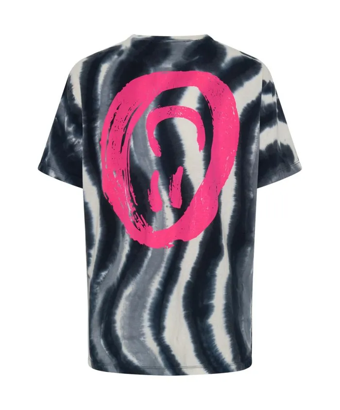 Women SOLAR STORM HAND PRINTED ORGANIC CREW TEE One Teaspoon Tees and Tanks
