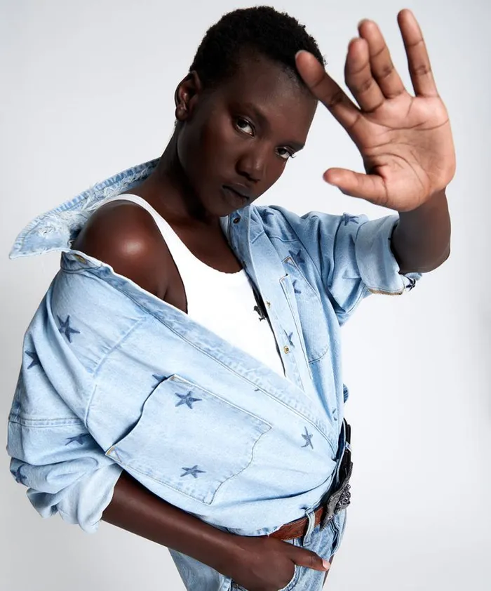 Women STARRED DARIA DENIM SHIRT One Teaspoon Denim Tops