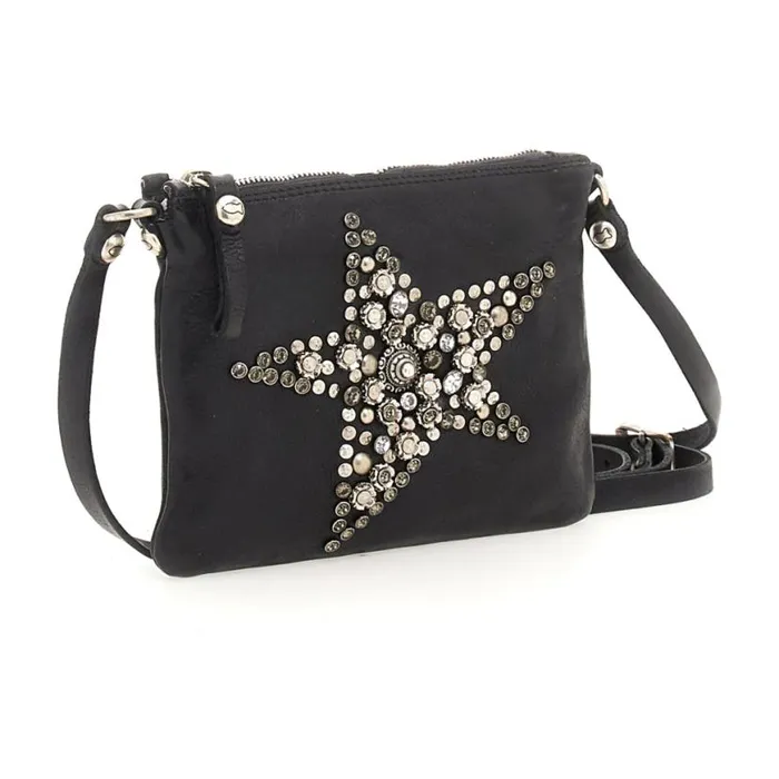 Women Stella Alpina Black Campomaggi Crossbody Bags Women Stella Alpina Black Campomaggi Crossbody Bags