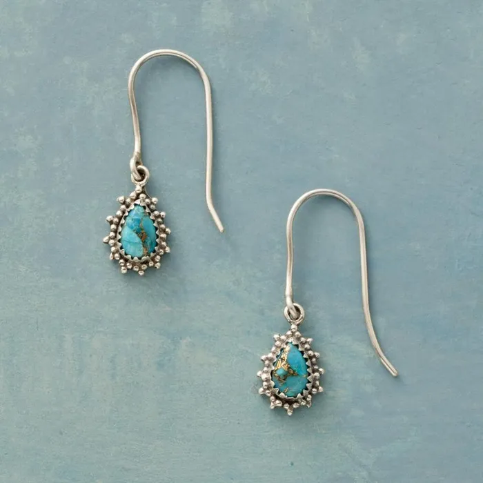 Women Stellar Turquoise Earrings Sundance Catalog Earrings