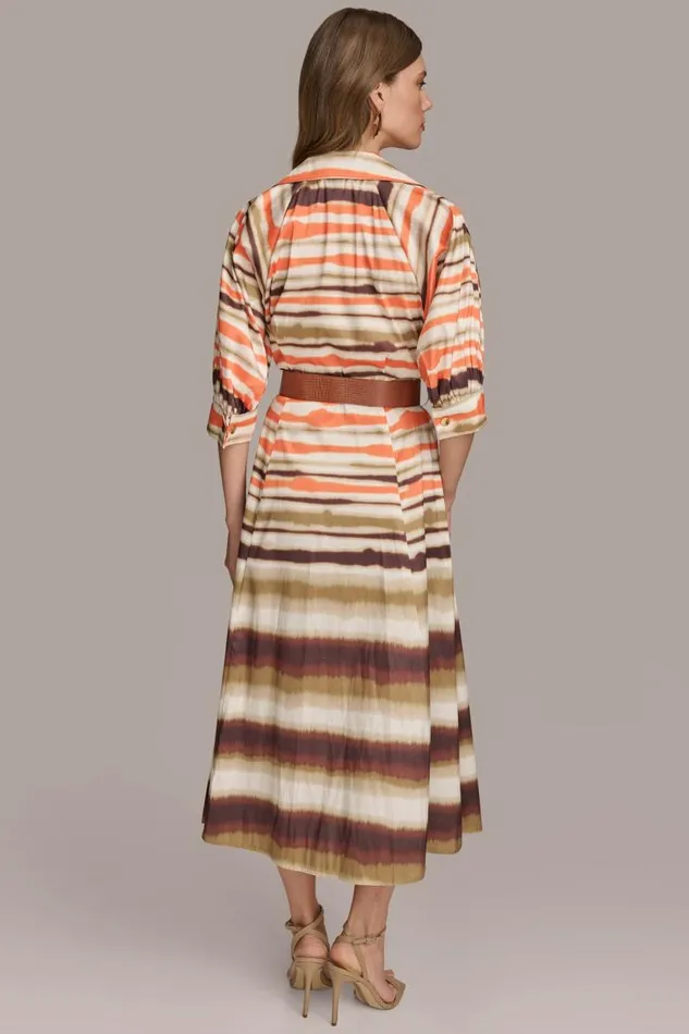 Women STRIPED SHIRT DRESS WITH BELT Desertcanyon Donna Karan New York Dresses And Jumpsuits Women STRIPED SHIRT DRESS WITH BELT Desertcanyon Donna Karan New York Dresses And Jumpsuits