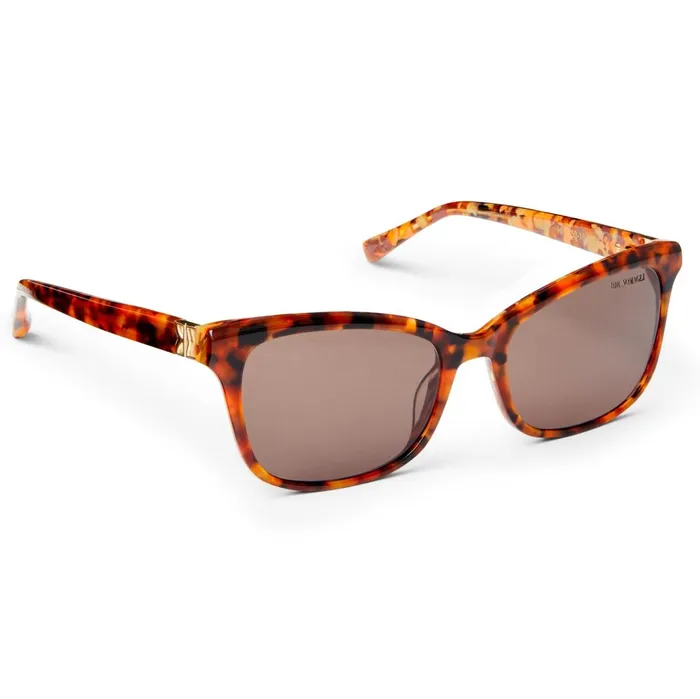 Women Sunglasses Bruno Magli Vales Limited Edition Cateye Sunglasses Honey Tortoise