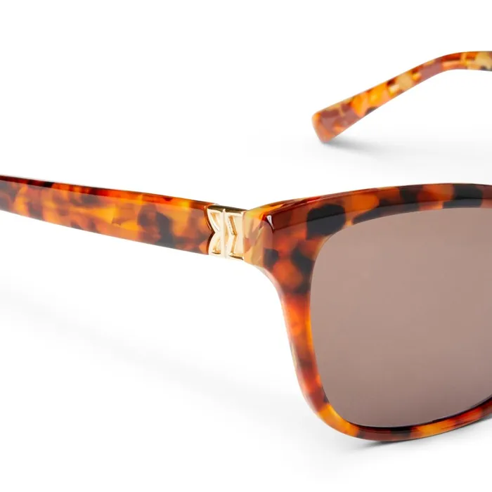 Women Sunglasses Bruno Magli Vales Limited Edition Cateye Sunglasses Honey Tortoise