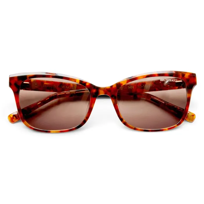Women Sunglasses Bruno Magli Vales Limited Edition Cateye Sunglasses Honey Tortoise