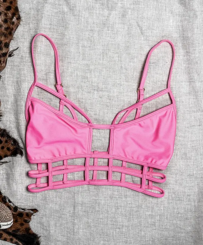 Women SUPERMAN BODICE PINK One Teaspoon Intimates