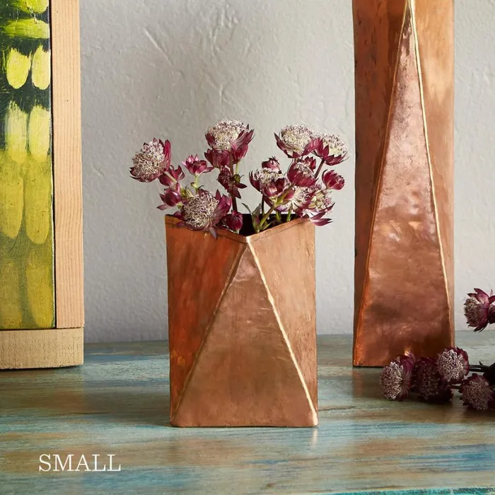Women Suri Copper Vase Sundance Catalog Decor