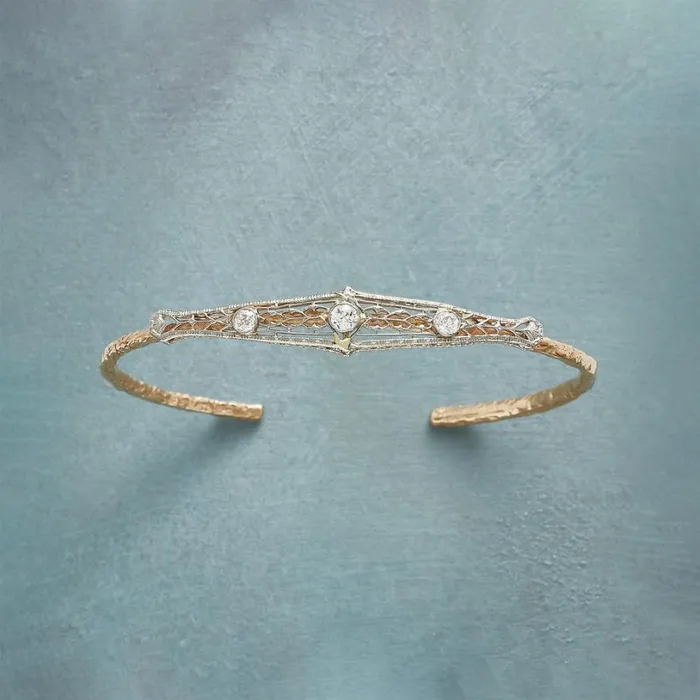 Women Sussex Vintage Pin Cuff Sundance Catalog Bracelets