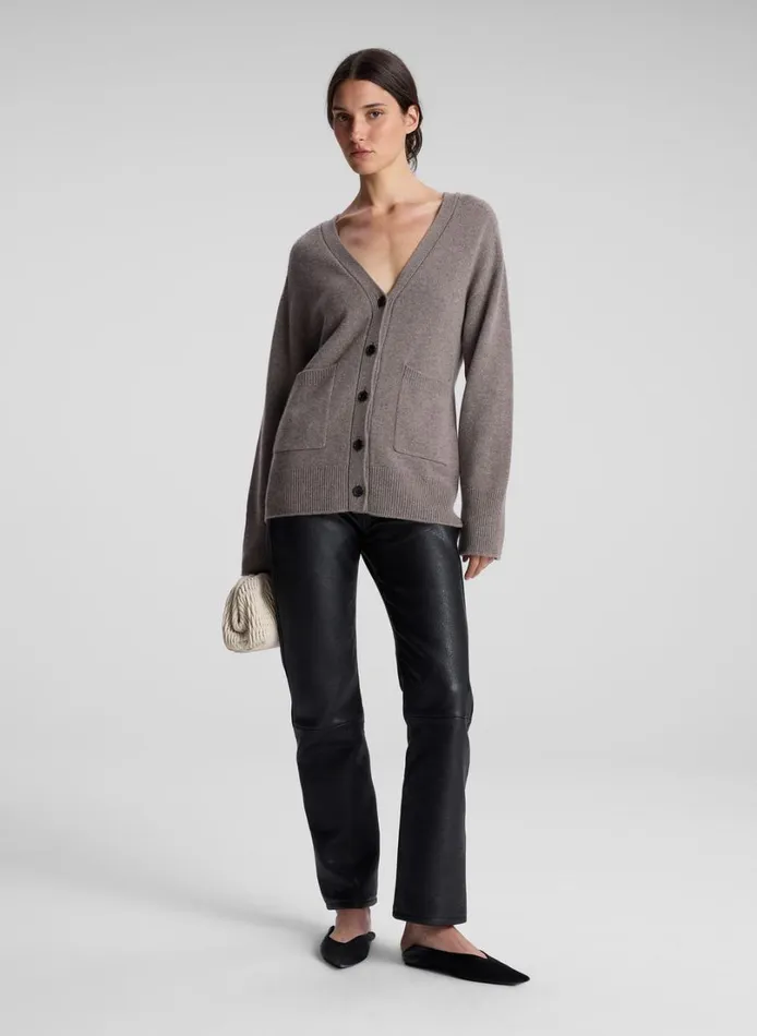 Women Sweaters ALC Emory Cashmere Cardigan Smoke
