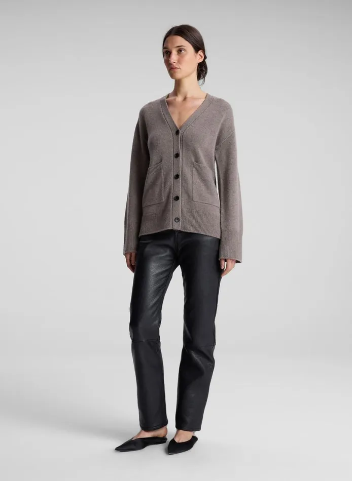 Women Sweaters ALC Emory Cashmere Cardigan Smoke