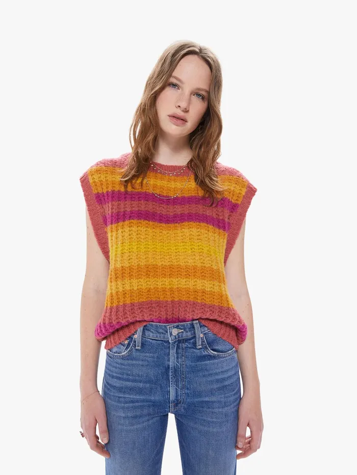 Women Sweaters Mother Denim The Boatneck Vest Assorted