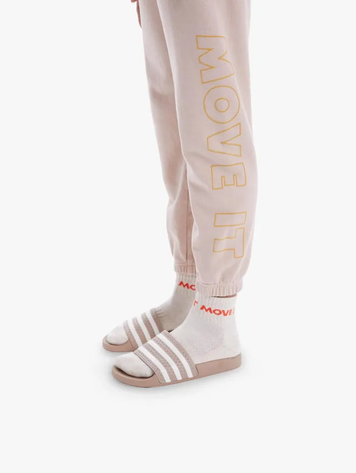 Women Sweatpants Mother Denim The Bender Ankle Lightpastel Pink