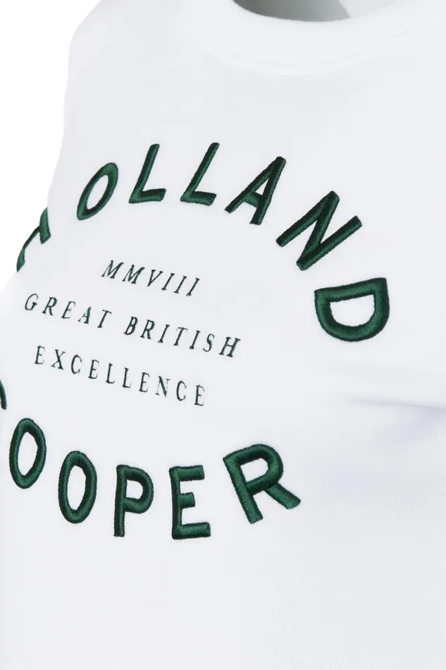 Women Sweatshirts Holland Cooper Varsity Crew White Women Sweatshirts Holland Cooper Varsity Crew White