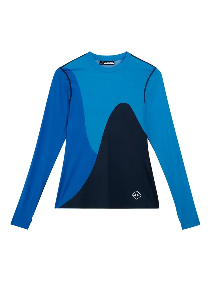 Women Swirl Top Long Sleeve JL Navy JLindeberg Base and Mid Layers Women Swirl Top Long Sleeve JL Navy JLindeberg Base and Mid Layers