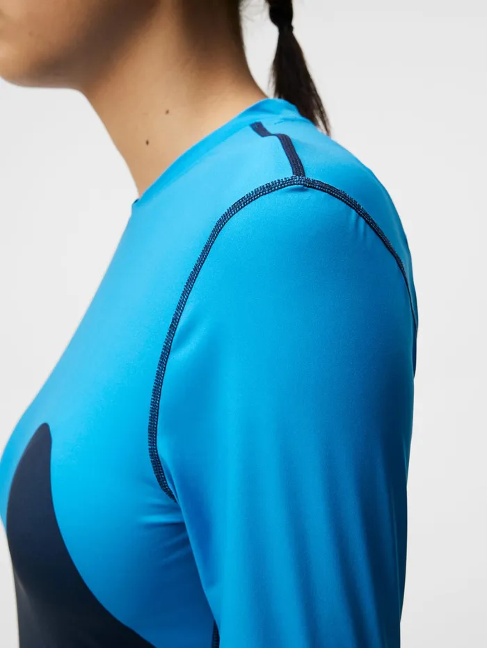 Women Swirl Top Long Sleeve JL Navy JLindeberg Base and Mid Layers Women Swirl Top Long Sleeve JL Navy JLindeberg Base and Mid Layers