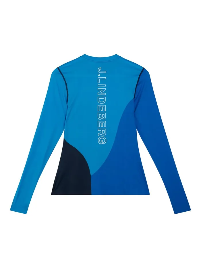 Women Swirl Top Long Sleeve JL Navy JLindeberg Base and Mid Layers Women Swirl Top Long Sleeve JL Navy JLindeberg Base and Mid Layers
