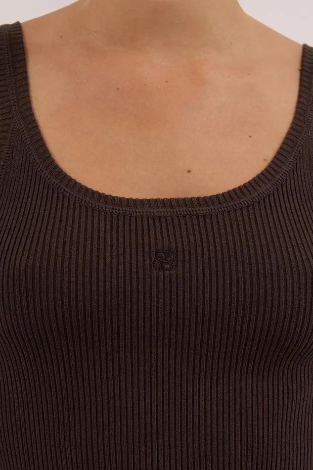 Women Tanks DISSH SIGNATURE CHOC SCOOP TANK