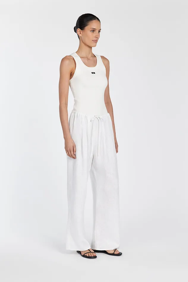 Women Tanks DISSH SIGNATURE OFF WHITE TANK