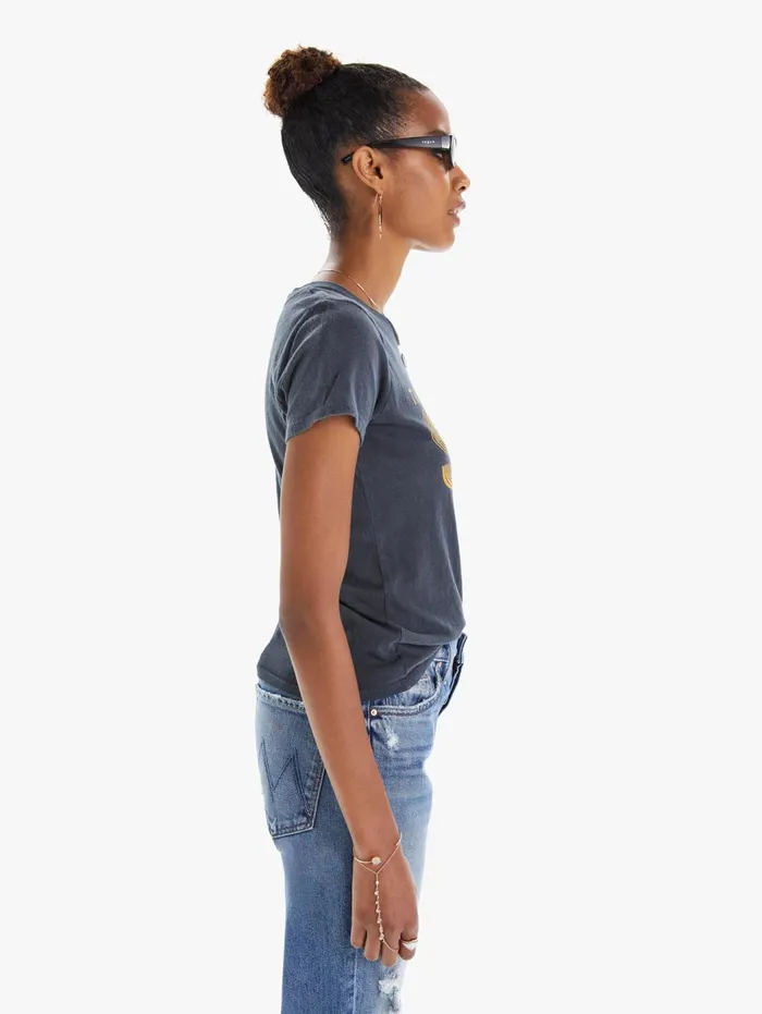 Women Tees Mother Denim The Lil Goodie Goodie Black