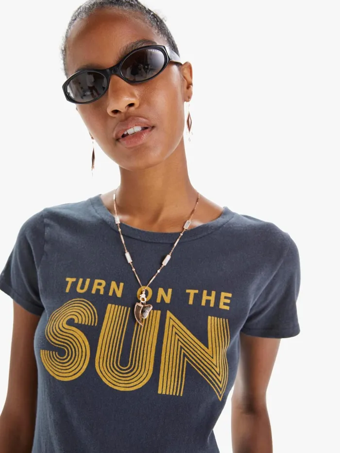 Women Tees Mother Denim The Lil Goodie Goodie Black