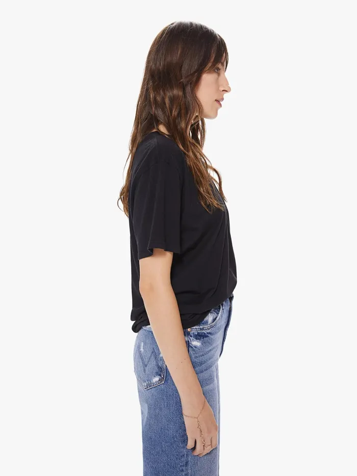 Women Tees Mother Denim The Rowdy Black