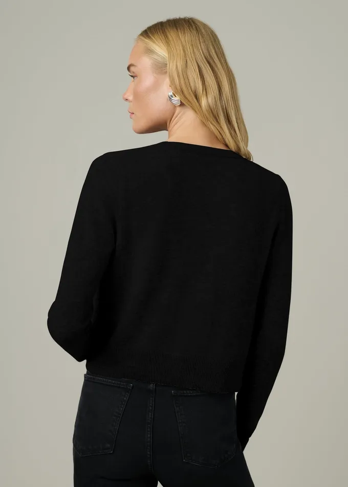 Women THE DANI CASHMERE CARDIGAN Black Tops Joe8217s Jeans
