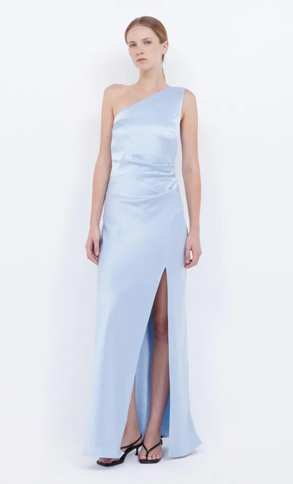 Women THE DREAMER ASYM DRESS 8211 DUSTY BLUE Bec Bridge Bridesmaid Dresses