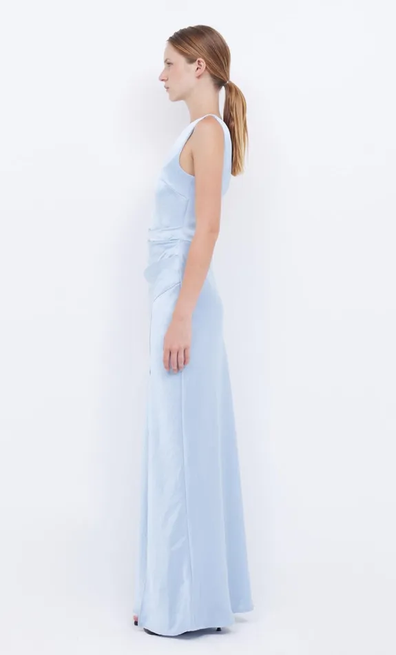 Women THE DREAMER ASYM DRESS 8211 DUSTY BLUE Bec Bridge Bridesmaid Dresses