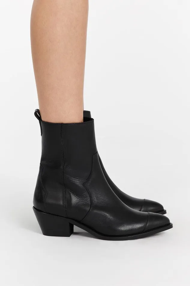 Women The Gift Shop DISSH ALOHAS AUSTIN BLACK LEATHER BOOT