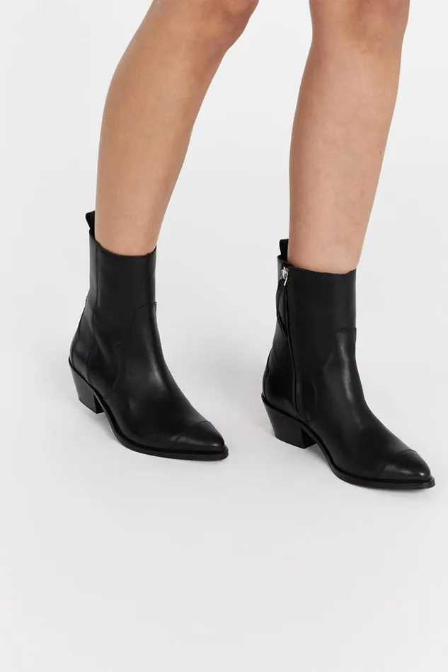 Women The Gift Shop DISSH ALOHAS AUSTIN BLACK LEATHER BOOT