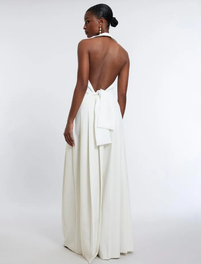 Women TieBack Buttoned Vest Top Gardenia BCBG Tops Women TieBack Buttoned Vest Top Gardenia BCBG Tops