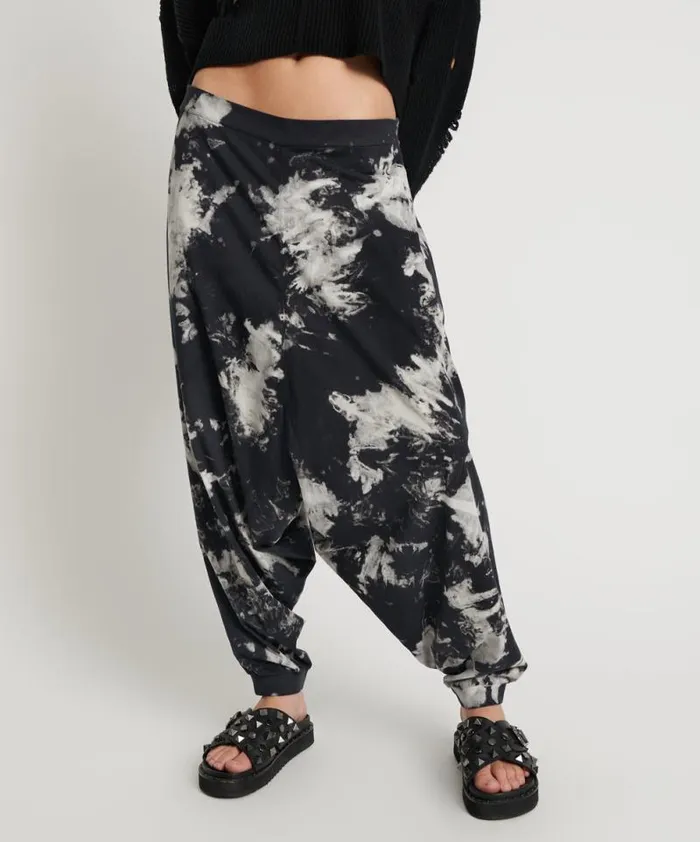 Women TIE DYE ORGANIC HAREM PANT One Teaspoon Bottoms Women TIE DYE ORGANIC HAREM PANT One Teaspoon Bottoms