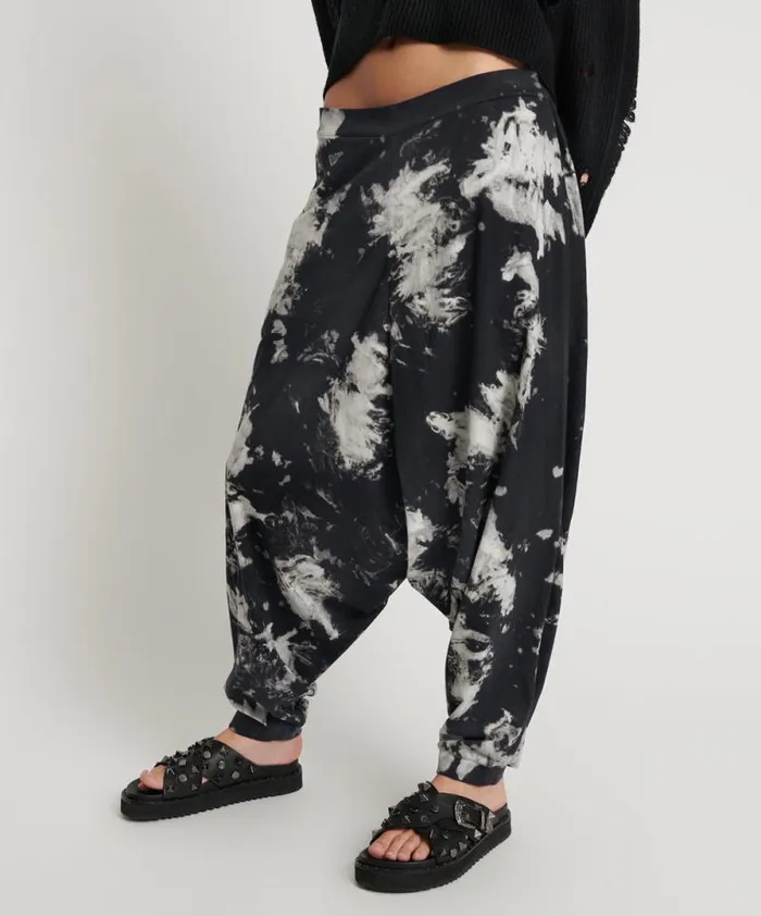Women TIE DYE ORGANIC HAREM PANT One Teaspoon Bottoms Women TIE DYE ORGANIC HAREM PANT One Teaspoon Bottoms