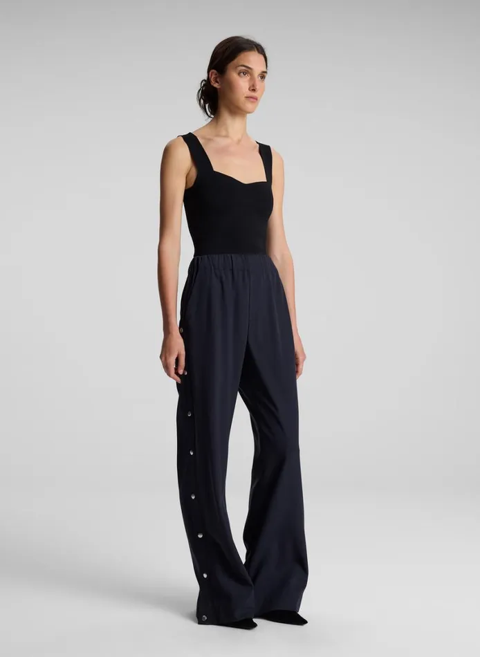 Women Tops ALC Jordana Compact Knit Top Black