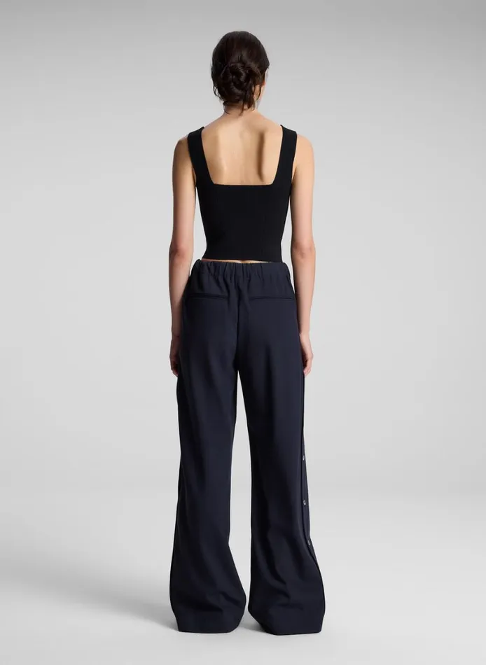 Women Tops ALC Jordana Compact Knit Top Black