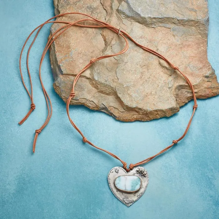 Women Tranquil Heart Necklace Sundance Catalog Necklaces Women Tranquil Heart Necklace Sundance Catalog Necklaces