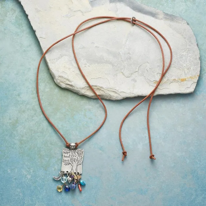 Women Tree Of Hope Necklace Sundance Catalog Necklaces