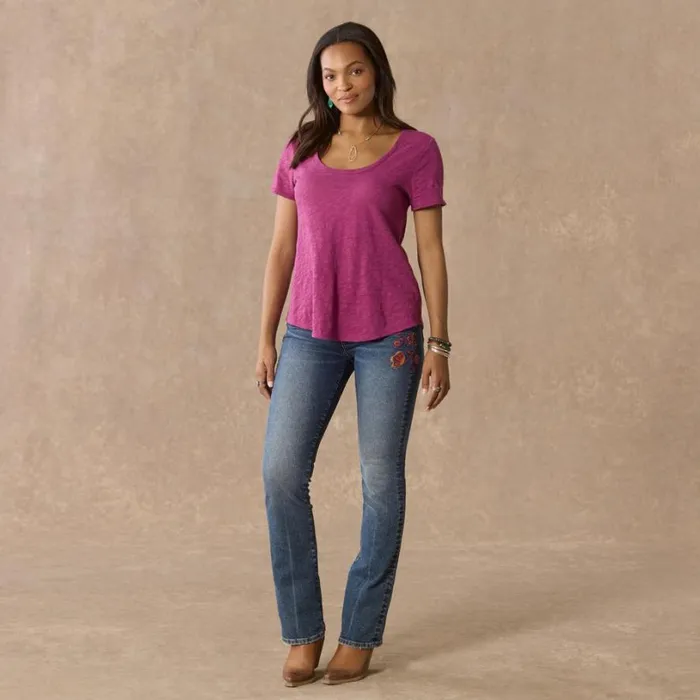 Women Ultimate Airy Slub Scoopneck Tee Petite Raspberry Sundance Catalog Petite Styles Women Ultimate Airy Slub Scoopneck Tee Petite Raspberry Sundance Catalog Petite Styles