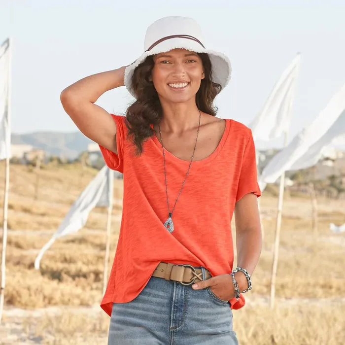 Women Ultimate Airy Slub Scoopneck Tee Petite Raspberry Sundance Catalog Petite Styles Women Ultimate Airy Slub Scoopneck Tee Petite Raspberry Sundance Catalog Petite Styles