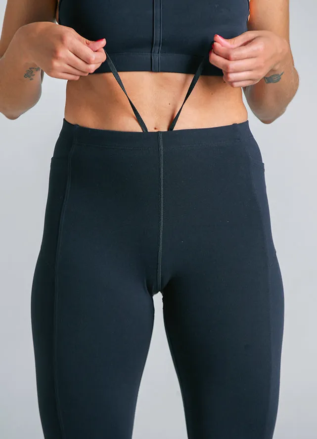 Women Ultimate Legging Black Dona Jo Leggings and Capris