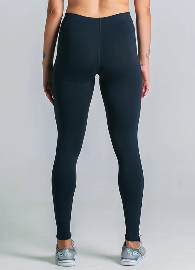 Women Ultimate Legging Black Dona Jo Leggings and Capris