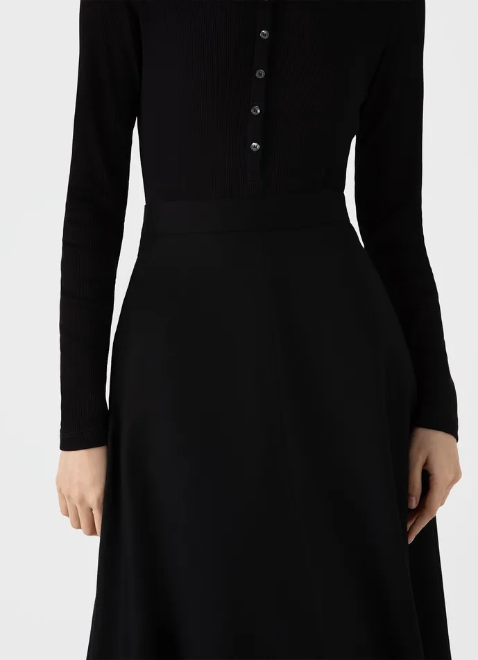 Women ussunspel Aline Skirt Black Dresses and Skirts