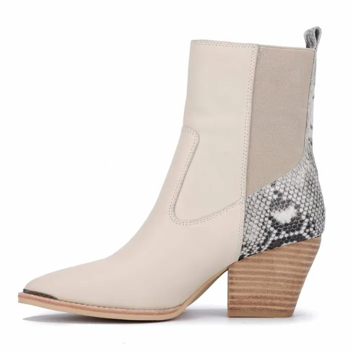 Women Vintage Havana Boots Booties Demarest 8211 Ice Ice