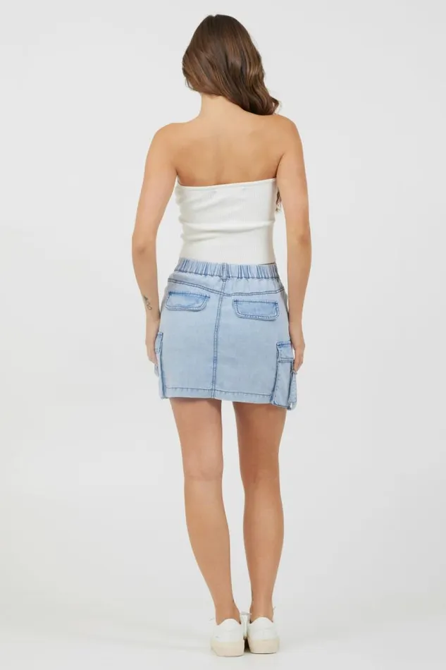 Women Vintage Havana Casual Tops White Rib Knit Twist Front Tube Top White