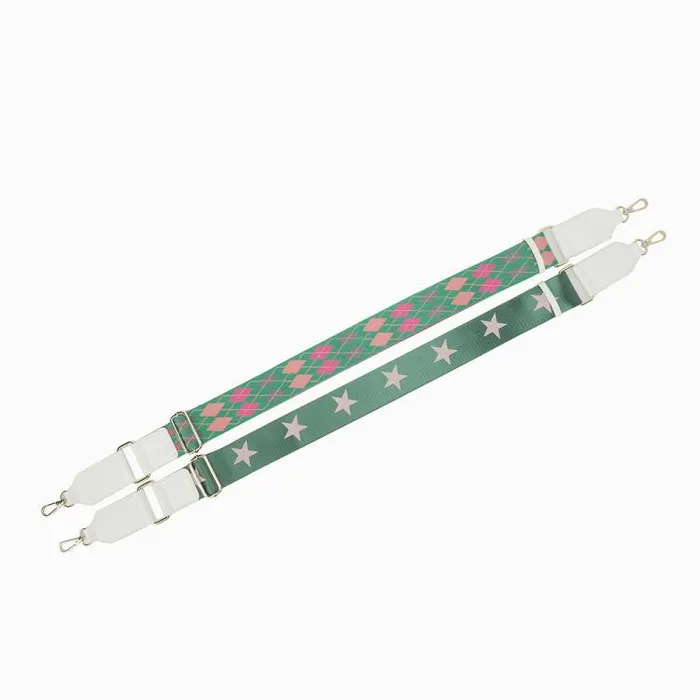 Women Vintage Havana Crossbody RENEE 5 BAG 8211 WHITE GREEN