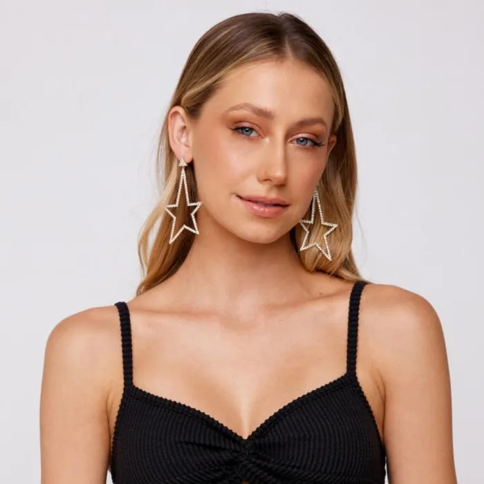 Women Vintage Havana Earrings KIMBERLY EARRINGS Women Vintage Havana Earrings KIMBERLY EARRINGS