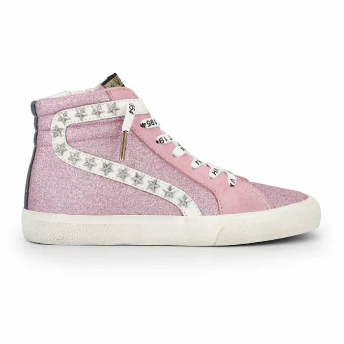 Women Vintage Havana High Tops KIDS WALLY HIGH 8211 PINK GLITTER Pink Glitter Women Vintage Havana High Tops KIDS WALLY HIGH 8211 PINK GLITTER Pink Glitter