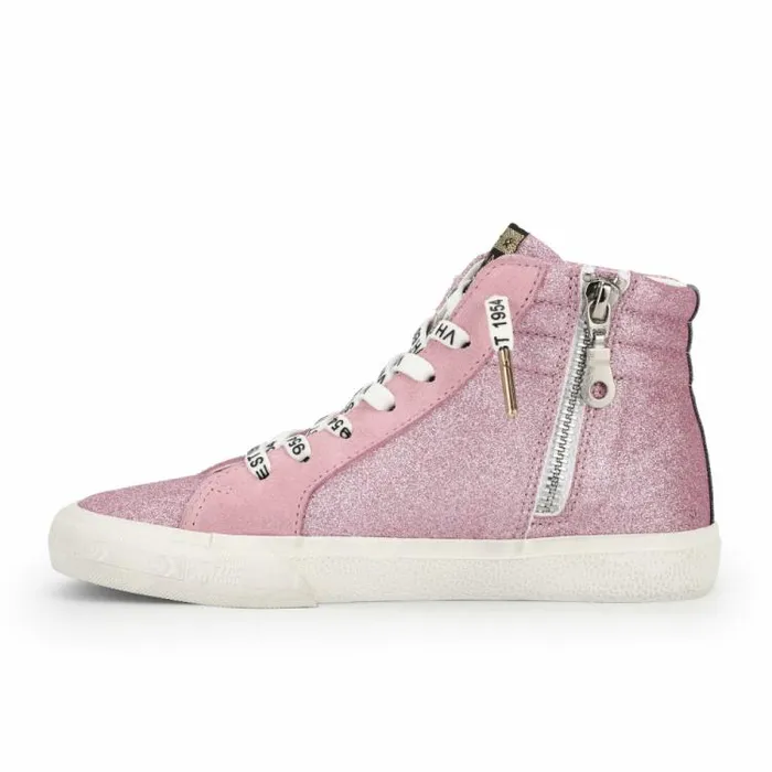 Women Vintage Havana High Tops KIDS WALLY HIGH 8211 PINK GLITTER Pink Glitter Women Vintage Havana High Tops KIDS WALLY HIGH 8211 PINK GLITTER Pink Glitter