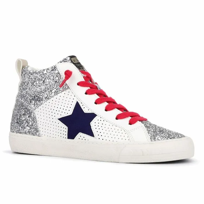 Women Vintage Havana High Tops LESTER 8211 SILVER GLITTER MULTI Silver Glitter Multi Women Vintage Havana High Tops LESTER 8211 SILVER GLITTER MULTI Silver Glitter Multi