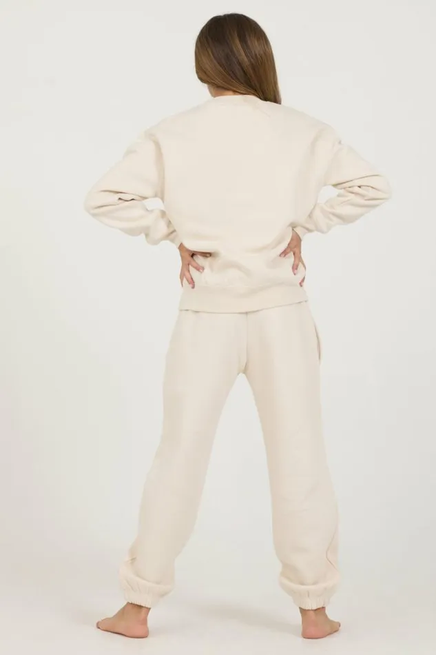 Women Vintage Havana Kids Tops Kids Bone Ski Location Crew Bone