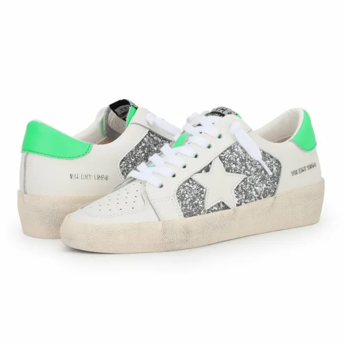 Women Vintage Havana Low Tops POSITIVITY 8211 GREEN Green
